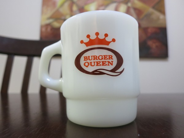 Burger Queen Fire-King Mug | Fire-King Mug